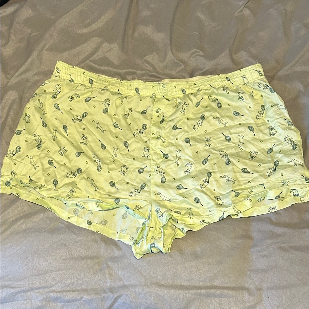 Victoria's Secret Lemon Print Sleep Shorts